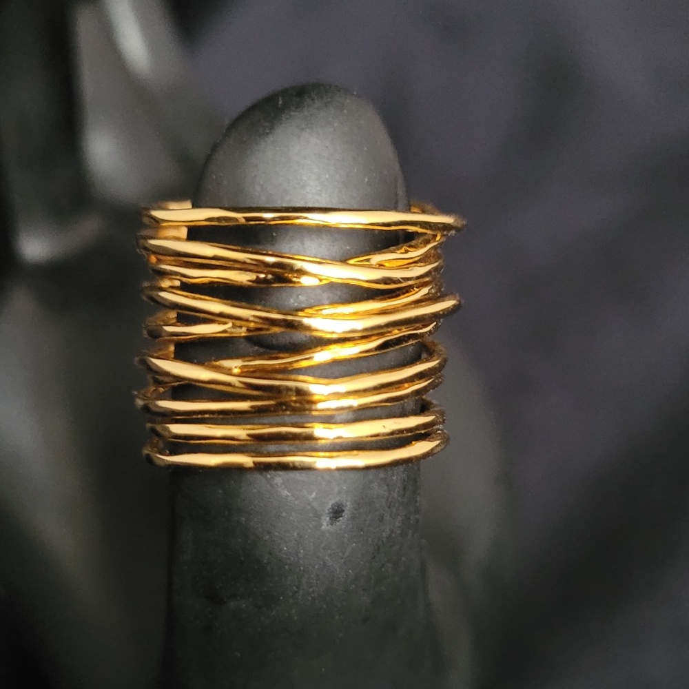 Gorjana Layered Gold Wire Stackable Ring
